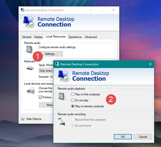 how to use remote desktop connection manager windows 10