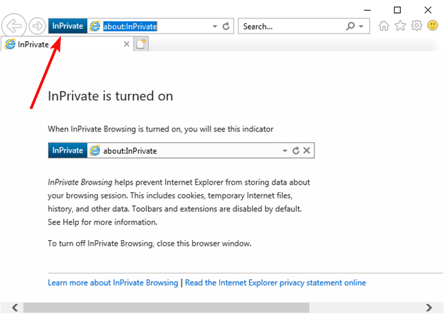 Inprivate. Private browser.