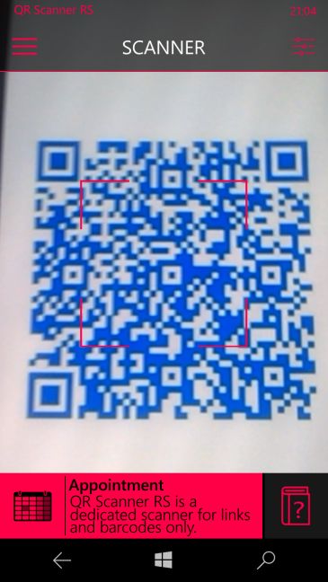 Top 4 QR code scanners for smartphones with Windows 10 Mobile | Digital  Citizen