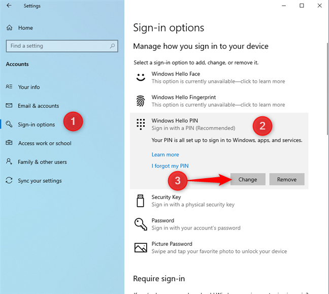 How To Login To Windows 10 With A PIN How To Change The Login PIN 