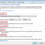 Windows Update, Settings, Configure, Change