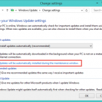 Windows Update, Settings, Configure, Change