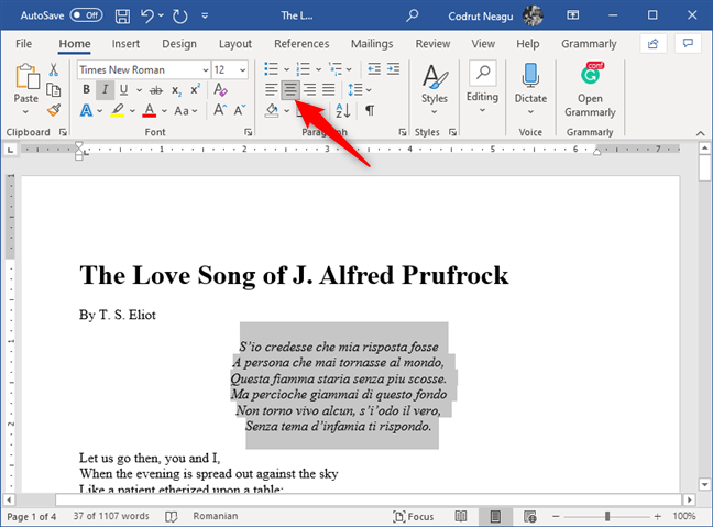 4 Ways To Align Text In Microsoft Word Digital Citizen