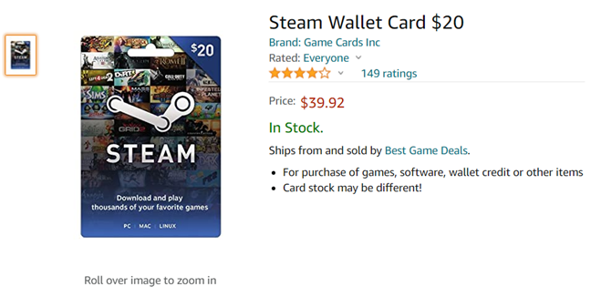 STEAM GIFT CARDS for Android - Free App Download