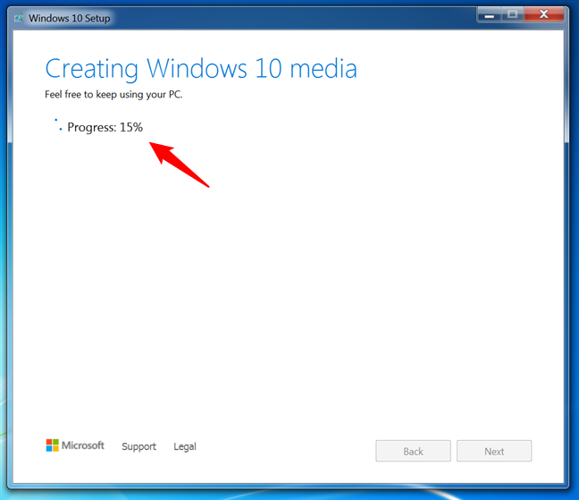 Creating Windows 10 media