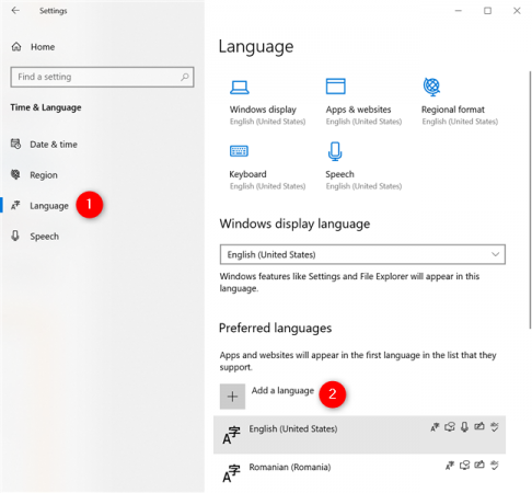 How to change the keyboard language on Windows 10 - Digital Citizen