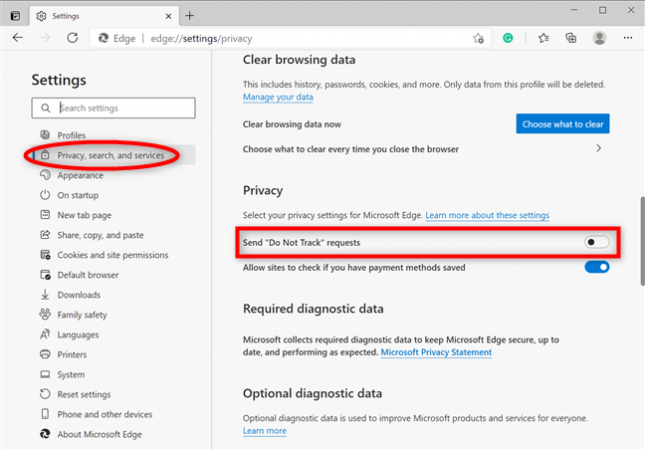 How To Enable Do Not Track In Chrome, Firefox, Edge, And Opera