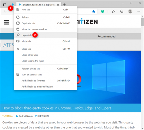 12 ways to manage tabs in Microsoft Edge - Digital Citizen