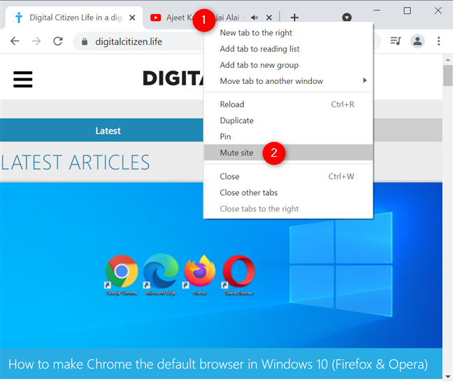 How to mute a tab in Chrome, Firefox, Microsoft Edge, and Opera