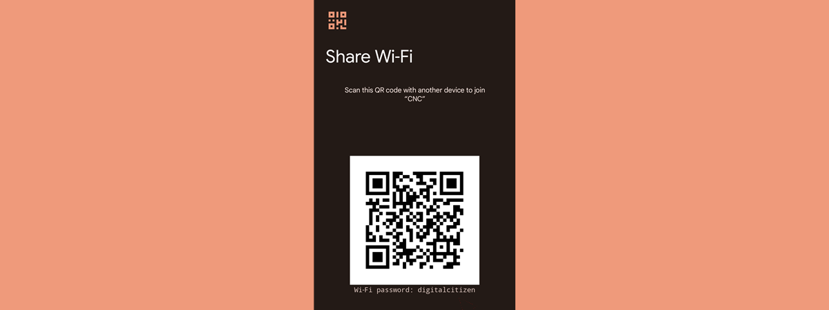 Android WiFi password