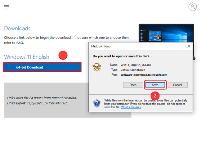 how to download windows 11 for free