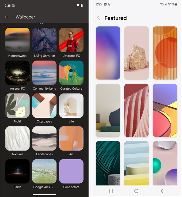 There are lots of wallpapers preinstalled on your device, but are they to your taste?