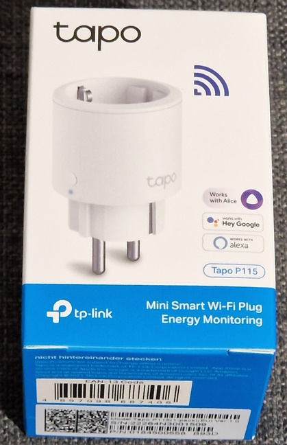 tp-link Tapo P115 Mini Smart Wi-Fi Plug, Energy Monitoring User Guide