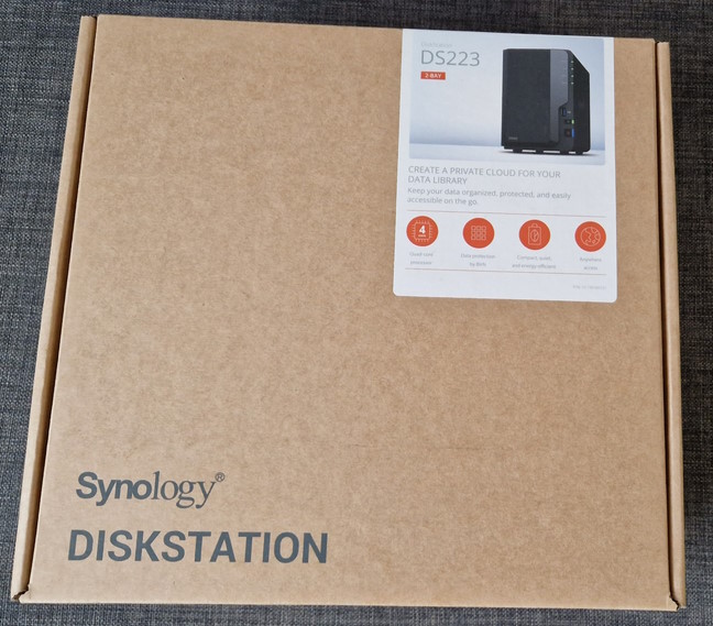 Synology 2-bay DiskStation DS223 (Diskless)