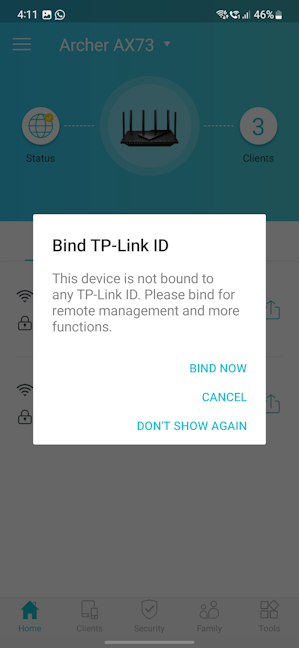 Bind your router to your TP-Link ID