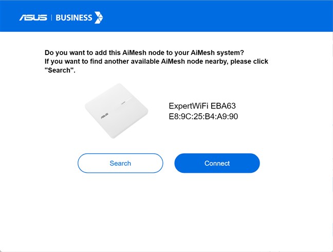 Connecting ASUS ExpertWiFi EBA63 to your network