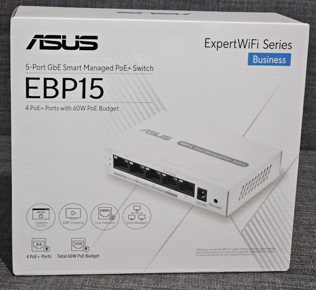 The packaging for ASUS ExpertWiFi EBP15