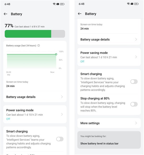 The phone has a 5000 mAh battery and support 67W fast charging