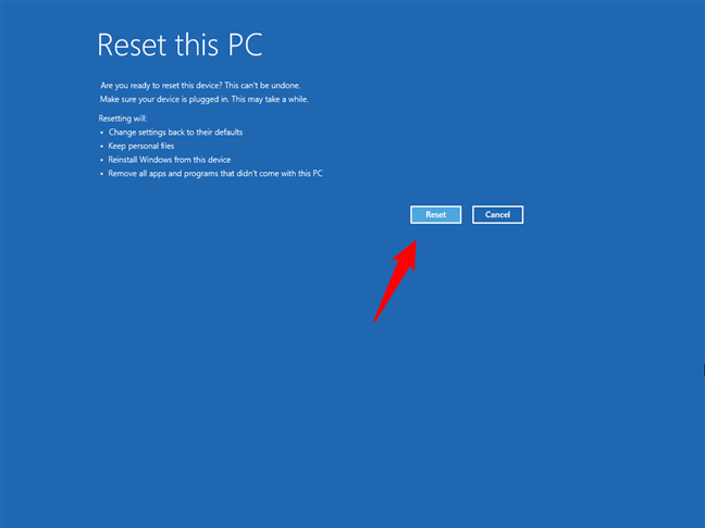 How to reset Windows 10 without losing your files - Digital Citizen