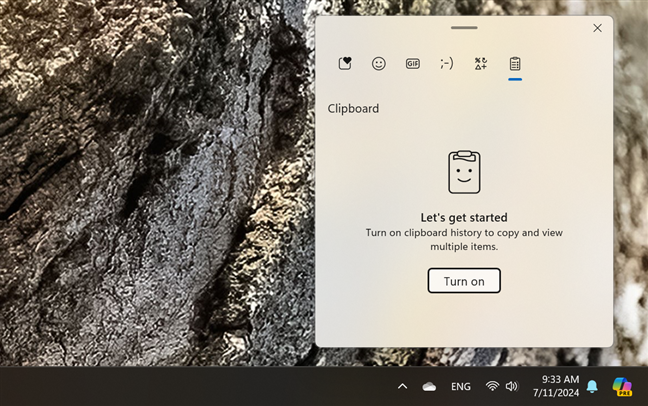 Clipboard history is disabled in Windows 11