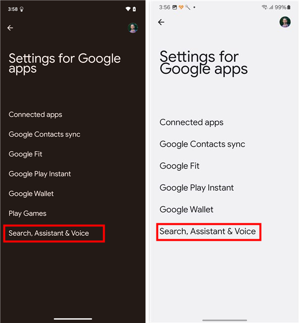 Tap Search, Assistant & Voice