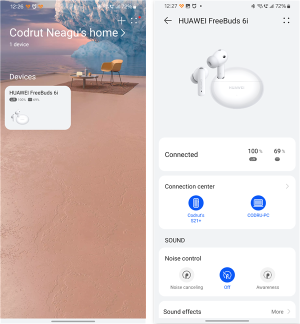 The HUAWEI AI Life app for Android