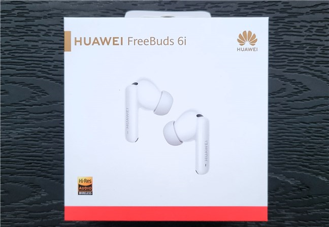 The packaging of the HUAWEI FreeBuds 6i