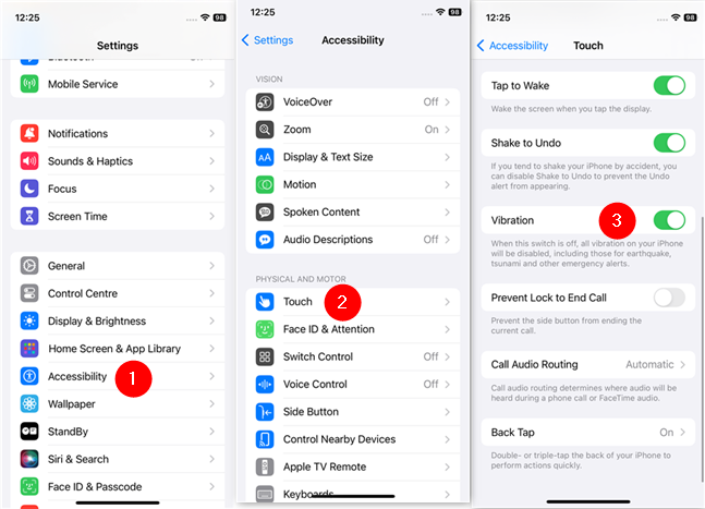 How to enable or completely turn off vibrations on an iPhone