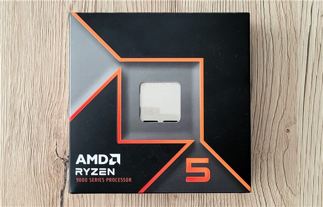 The box of the AMD Ryzen 5 9600X