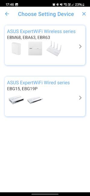 Choose ASUS ExpertWiFi Wireless series