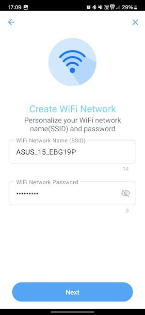 Configure your Wi-Fi name and password