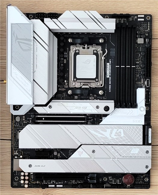 The ASUS ROG Strix X670E-A Gaming WiFi motherboard