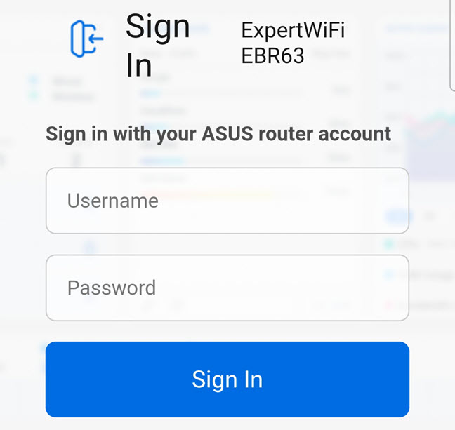 Signing in to ASUS ExpertWiFi through DDNS