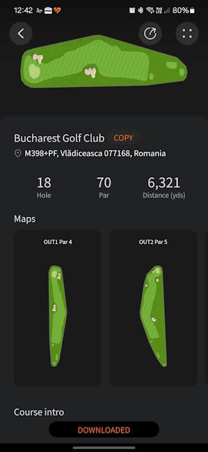 Golfers get useful maps and guidance