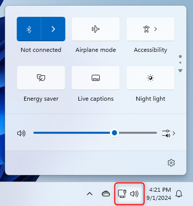 On PCs with Ethernet connections, you can click on the computer icon