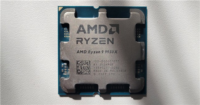 The AMD Ryzen 9 9950X processor