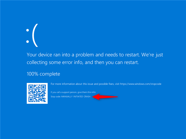 How to find the BSOD error code