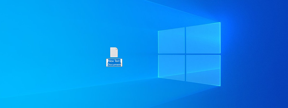 How to create a file on a Windows computer - Digital Citizen