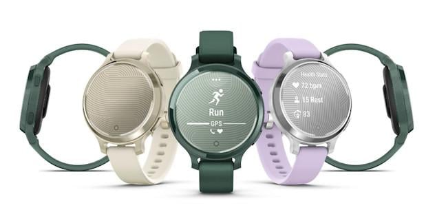 The colors available for Garmin Lily 2 Active