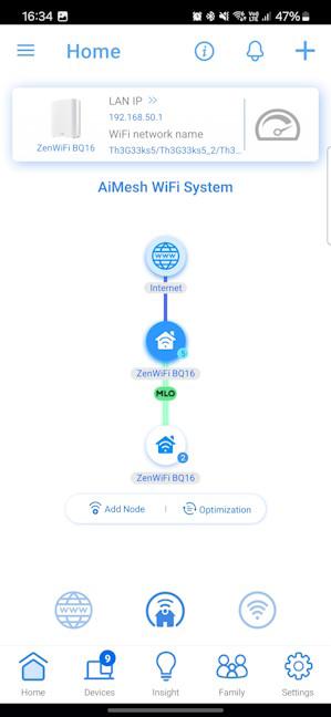 Setting up the mesh Wi-Fi system using the ASUS Router app