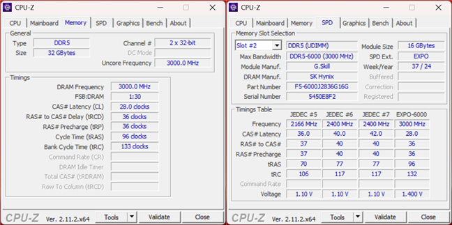 G.Skill Trident Z5 Neo RGB DDR5-6000 32GB specs and details