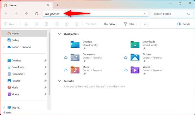 How to access Photos from File Explorer in Windows 11