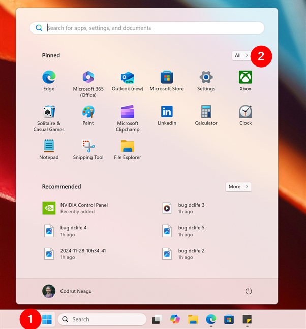 Open the Start Menu and go to the All apps list