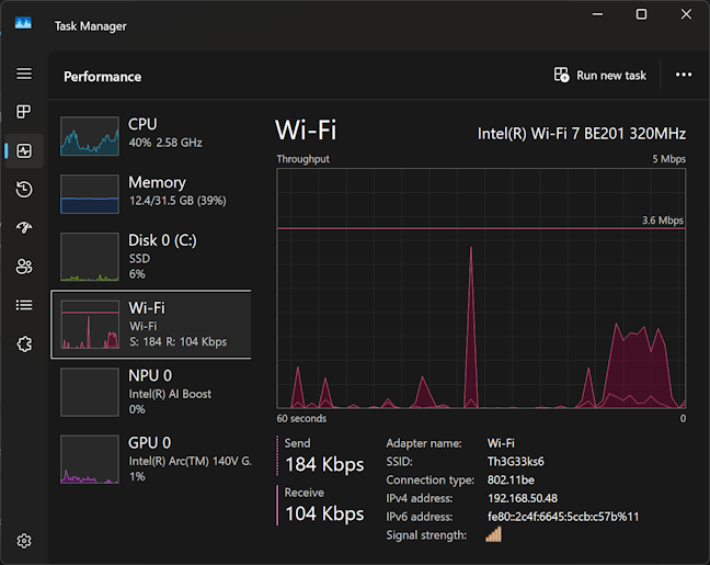 Wi-Fi 7 connectivity is built-in