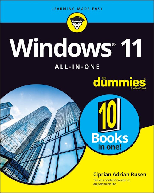 The first edition of Windows 11 All-in-One For Dummies