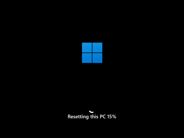 Progress on resetting this PC