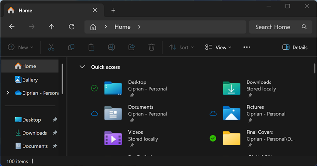 Enjoy using File Explorer and other apps in Dark Mode