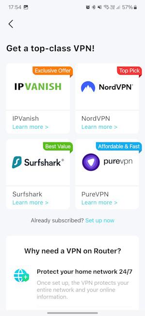 Here are the VPN services supported by TP-Link