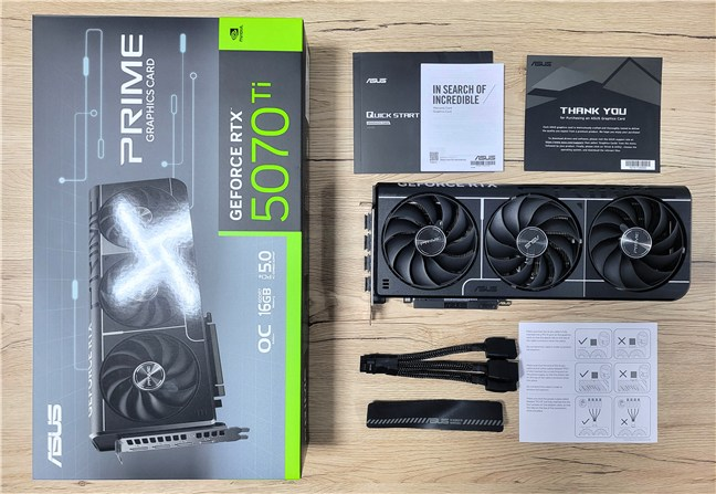 You get the bare essentials to start using the GPU