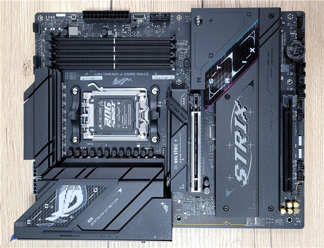 The ASUS ROG Strix B850-F Gaming WiFi motherboard